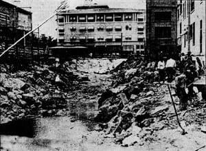 Demolition of Chamberlain Apartments on May 22, 1925