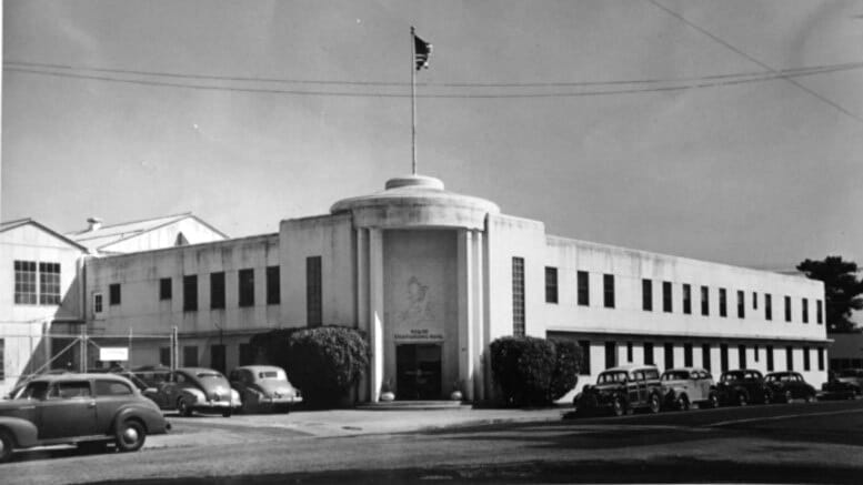 Miami Shipbuilding Corporation Administrative Building in 1943.