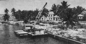 Clearing Grounds of Brickell Point on May 7, 1950