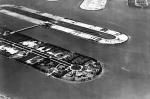 Aerial of Palm and Hibiscus Islands in 1925