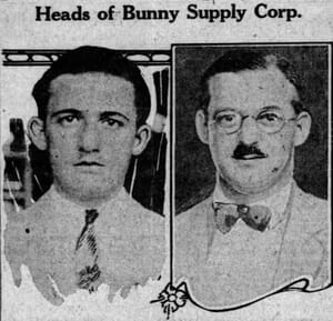 Leslie Winik (right) & Louis Staff on July 17, 1926