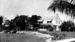 Rickmer Residence at 609 Brickell Avenue in 1940s