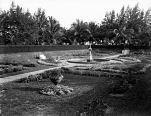 Sunken Gardens on Firestone Estate in 1925