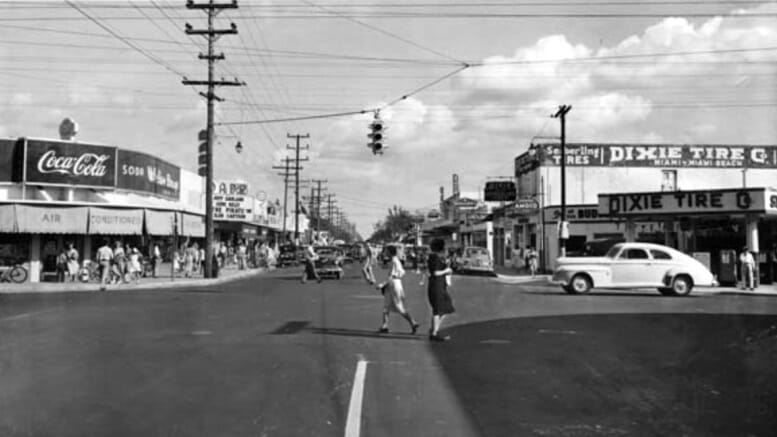 Allapattah Street Scene in 1940s