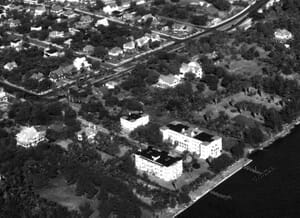 Aerial view of Brickell Neighborhood in the 1930s