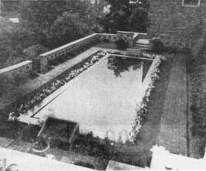 Pool at the Memorial Library in Hazard Kentucky in 1957
