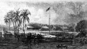 Fort Dallas at Mouth of Miami River in 1858