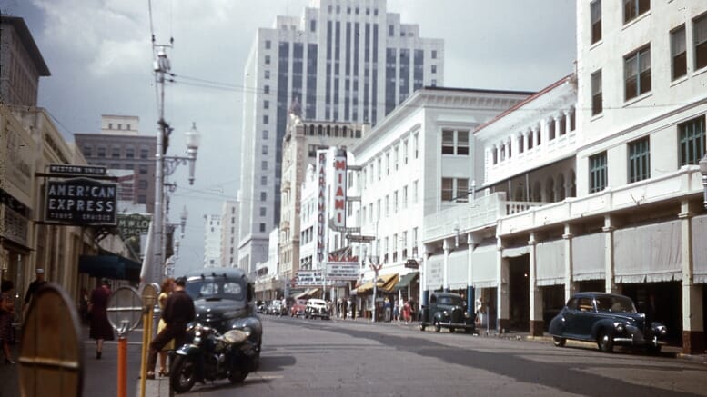 Flagler Street Looking West from Short Street in 1946