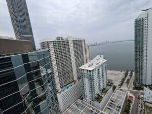 Aerial of 1221 Brickell and Vacant Lot Owned by Citadel