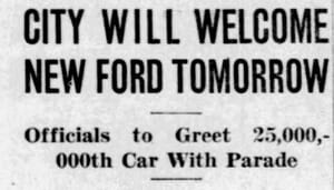 Headline in Miami News on February 26, 1937