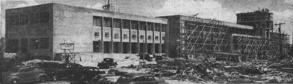 The University of Miami administrative building in September of 1949.