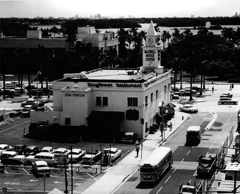 SE First Street & Biscayne Blvd in 1959