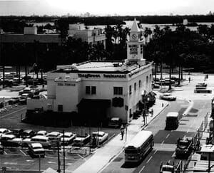 SE First Street and Biscayne Blvd in Downtown Miami (1959)