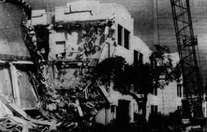 Demolition of Original Booker T Washington School on November 12, 1989