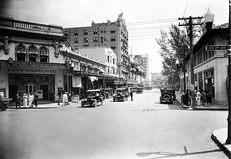 Flagler Street looking east in February of 1924.