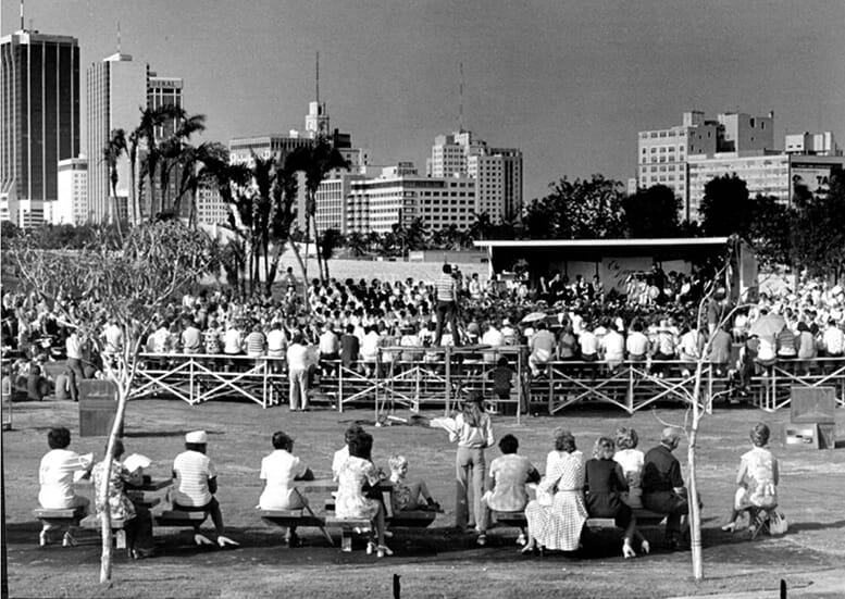 Dedication of Bicentennial Park on July 4, 1976