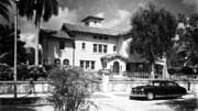 Gilbert residence at 908 Brickell Avenue in 1952, which was converted into the Hanna Apartments by this time